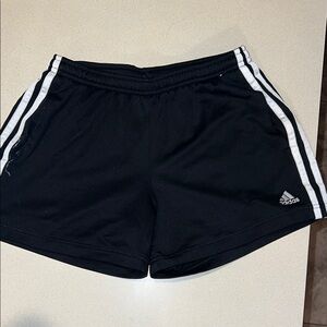 Adidas Women's Small Black and White Athletic Shorts